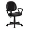 Emma and Oliver Mid-Back Leather Swivel Ergonomic Task Office Chair with Back Depth Adjustment and Arms